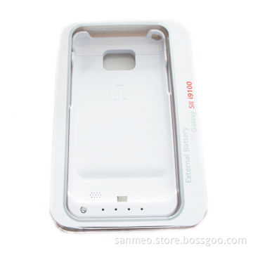 2,800mAh Power Bank Case for Samsung Galaxy SII i9100, Around 8-hour Charging Time